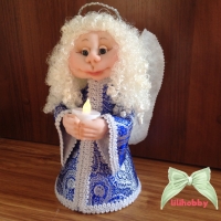 Кукла Ангел Хранитель со свечей