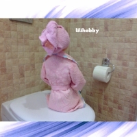 Кукла держатель туалетной бумаги