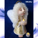Кукла Ангел Хранитель со свечей